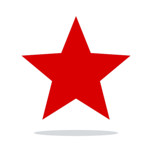 red star flat style
